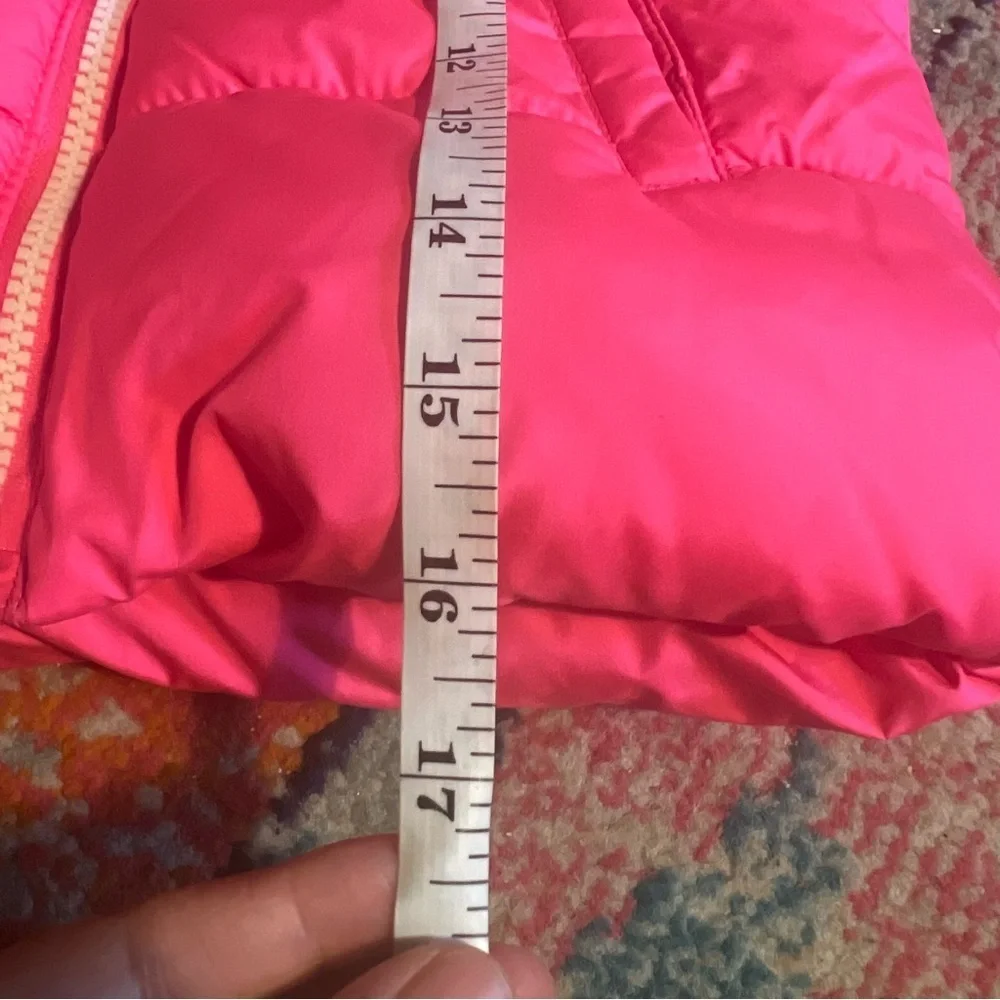Old navy puffer vest girls size 4T bright pink
